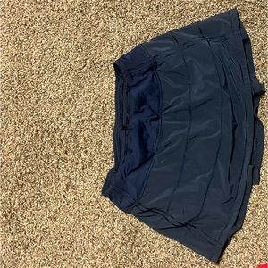 Navy lululemon tennis skirt, size 6